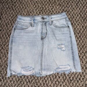 Denim Mini Skirt